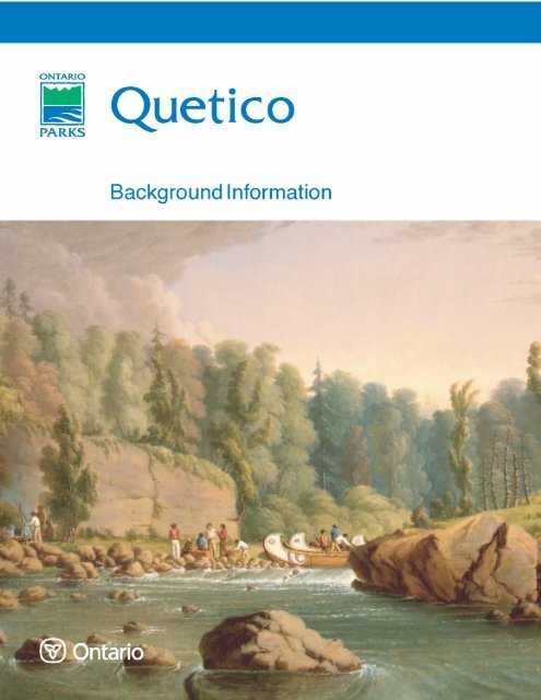 Quetico Provincial Park Background Information - Ontario Parks