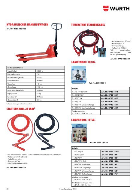 Baustellenkatalog - WÃƒÂ¼rth