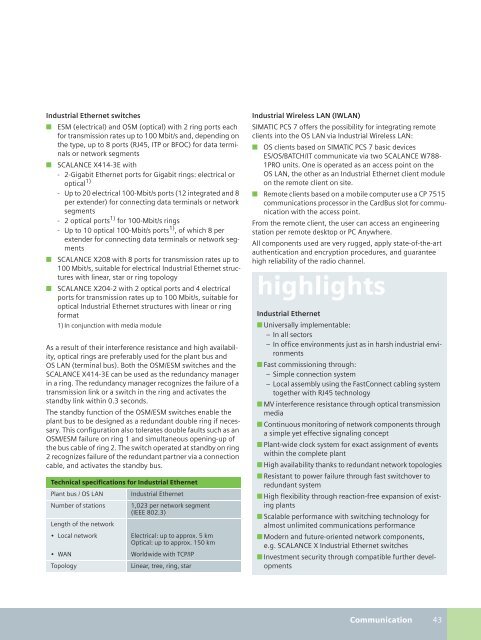 SIMATIC PCS 7 process control system