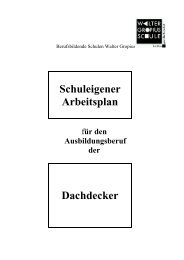 Dachdeckerin / Dachdecker - BBS Walter Gropius