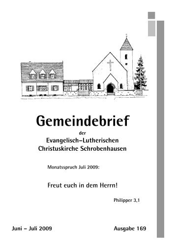 Gemeindebrief - Evangelisch-Lutherische Christuskirchengemeinde ...