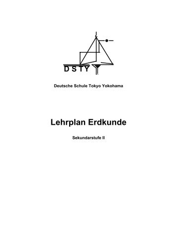 Lehrplan Erdkunde - Deutsche Schule Tokyo Yokohama