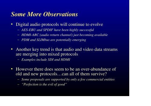 The Ins and Outs of Audio