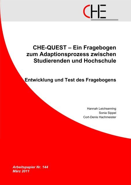 CHE-QUEST - Centrum für Hochschulentwicklung