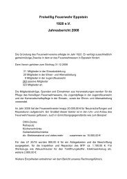 Freiwillig Feuerwehr Eppstein 1920 e.v. Jahresbericht 2008