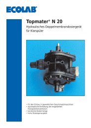 Topmater® N 20 - Ecolab Gmbh