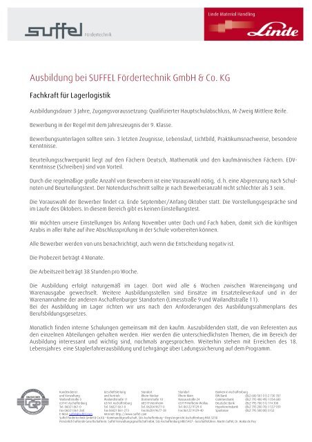 Infos Suffel