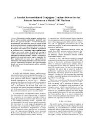 A Parallel Preconditioned Conjugate Gradient Solver for the Poisson ...