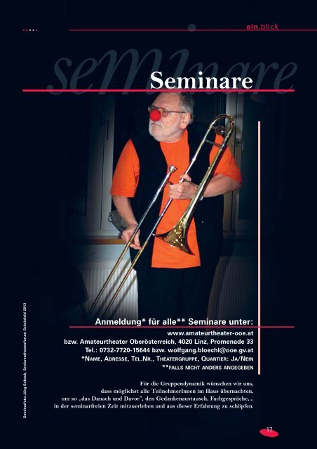 Ausgabe: 04 / 2013 - Amateurtheater-Oberösterreich