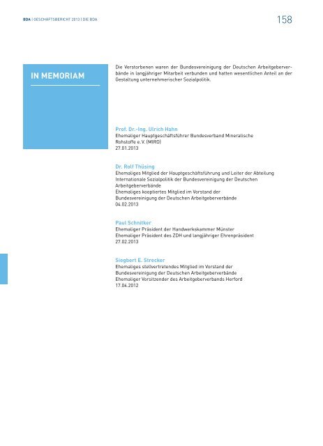 Geschäftsbericht 2013 - Bundesvereinigung der Deutschen ...