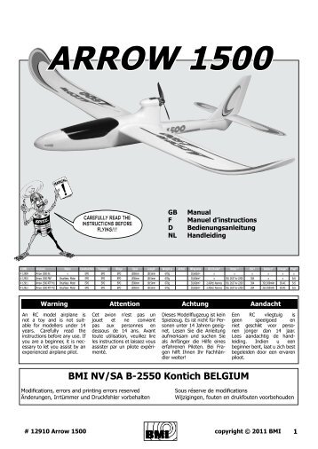 ARROW 1500 - BMI-models