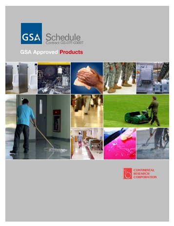 GSA Product Brochure - Continental Research Corporation