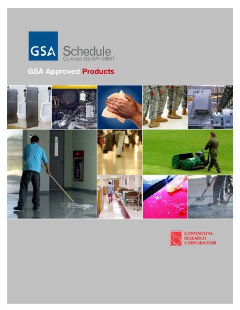 GSA Product Brochure - Continental Research Corporation