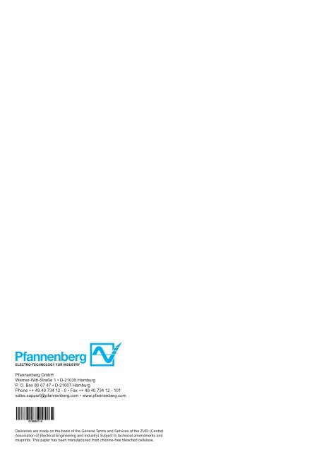 Pfannenberg Catalogue