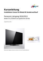 Kurzanleitung Panasonic [PDF, 626 KB] - Ziknet