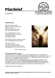 Pfarrbrief 22.04.12 - Christ-König Eschborn