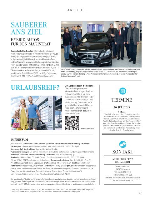 PDF herunterladen - Mercedes-Benz Niederlassungsmagazine