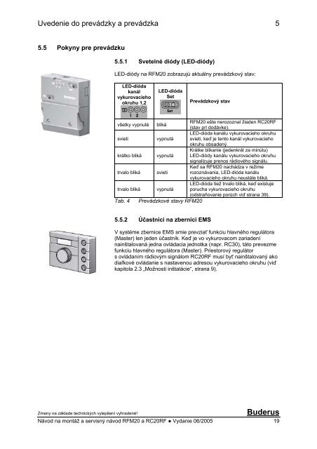 NÃ¡vod na montÃ¡Å¾ a servis Modul s ovlÃ¡danÃ­m rÃ¡diovÃ½m ... - Buderus