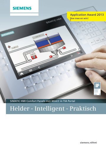 HMI Comfort Panel Flyer - Industry - Siemens Nederland