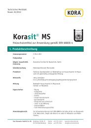 Technisches Merkblatt - KORA Holzschutz