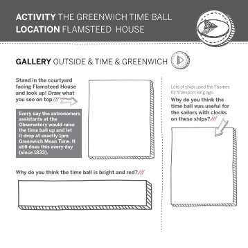 ACTIVITY THE GREENWICH TIME BALL LOCATION FLAMSTEED ...