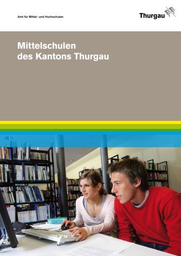 Ãbersicht Mittelschulen Thurgau - Schule Weinfelden