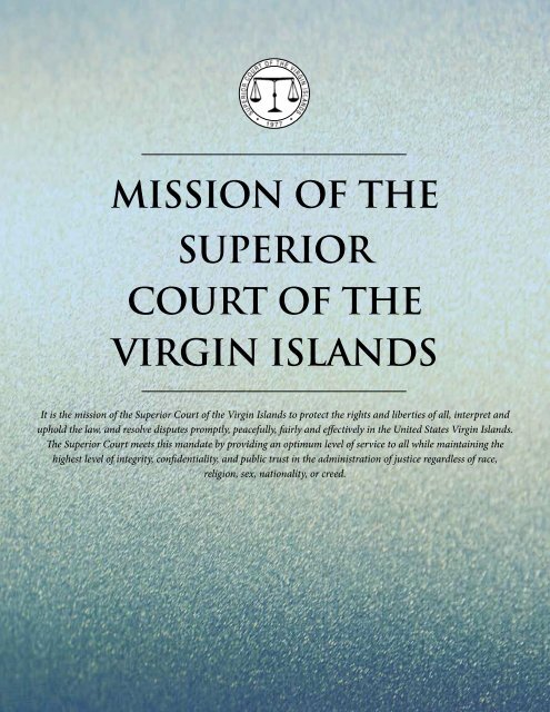 2010 Annual Report - Supreme Court of the Virgin Islands