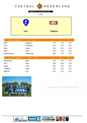 V O E T B A L N E D E R L A N D - Ijvc