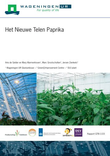 Het Nieuwe Telen Paprika - Energiek2020