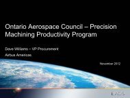 Airbus Supplier Presentation - D. Williams - Nov 2012 - Ontario ...