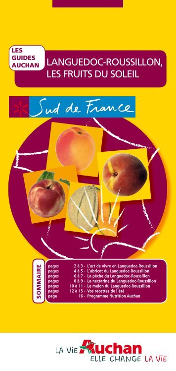 LANGUEDOC-ROUSSILLON, LES fRUItS DU SOLEIL - Auchan