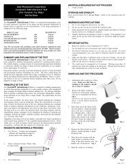 Jant Pharmacal Corporation AccutestÃ‚Â® SalivaScreen-5 Test (For ...