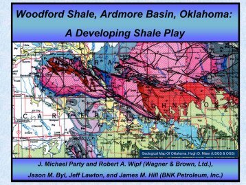 Woodford Shale, Ardmore Basin, Oklahoma - Oklahoma Geological ...