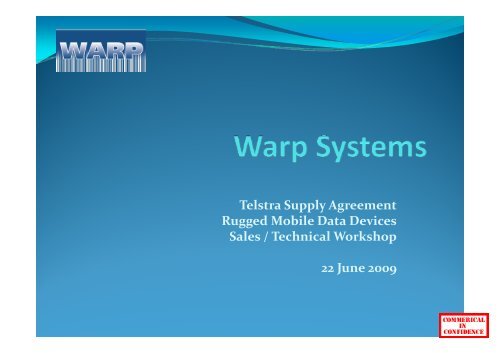 Services - Warp Systems