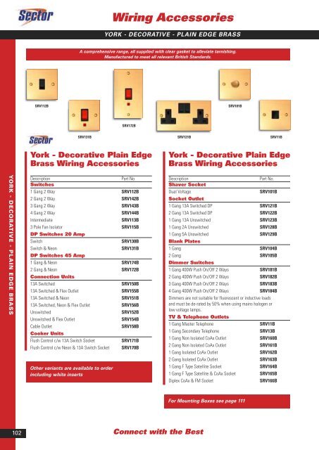 Wiring Accessories - WF Senate