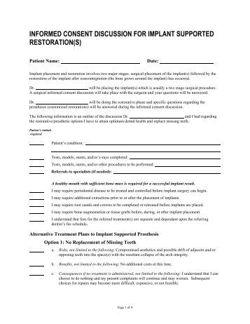 Informed consent essay