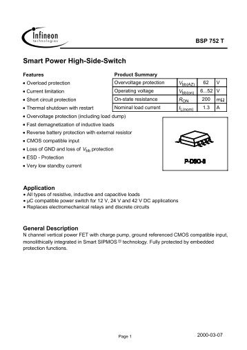 Smart Power High-Side-Switch