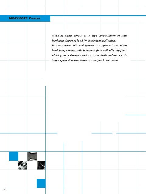 Molykote(R) Thread Pastes (Asia Products)