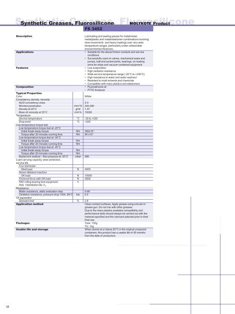 Molykote(R) Thread Pastes (Asia Products)