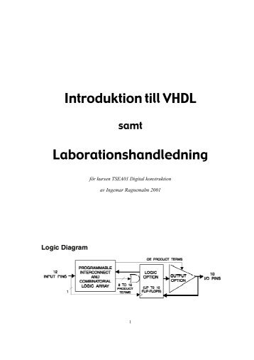 VHDL-intro (A4) inkl appendix