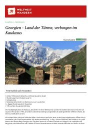 Georgien - Land der TÃƒÂ¼rme, verborgen im ... - Weltweitwandern