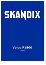 SKANDIX Catalog: Volvo P1800 - SaabtuninG