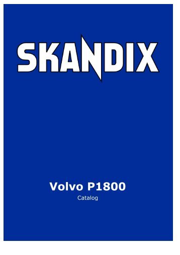 SKANDIX Catalog: Volvo P1800 - SaabtuninG
