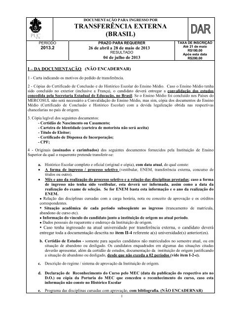 Abertas as inscrições para Transferência Interna, Transferência Externa e  Obtenção de Novo Título — Instituto Federal de Educação, Ciência e  Tecnologia de Minas Gerais Campus Avançado Arcos