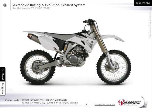 Yamaha YZ 450F (2006 - 2007) Racing & Evolution ... - Holtugmc.dk