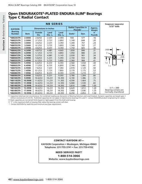Catalog 300 - Kaydon Bearings