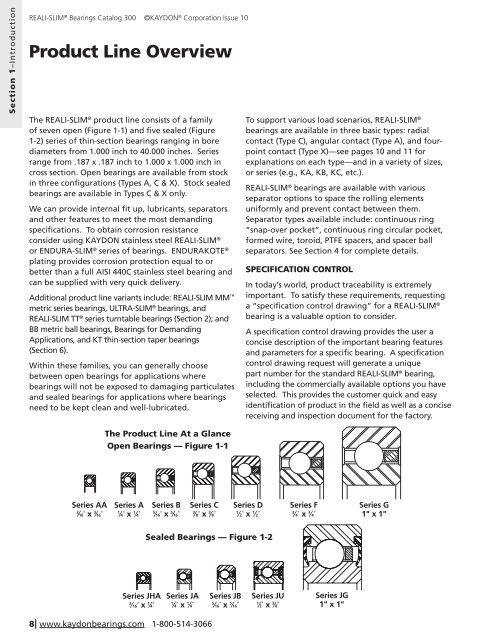 Catalog 300 - Kaydon Bearings