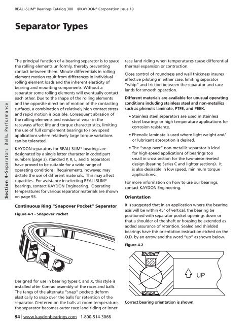 Catalog 300 - Kaydon Bearings