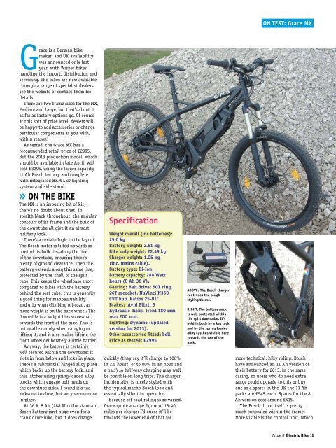 Issue Six - Spring 2013 - Electric Bike Magazine