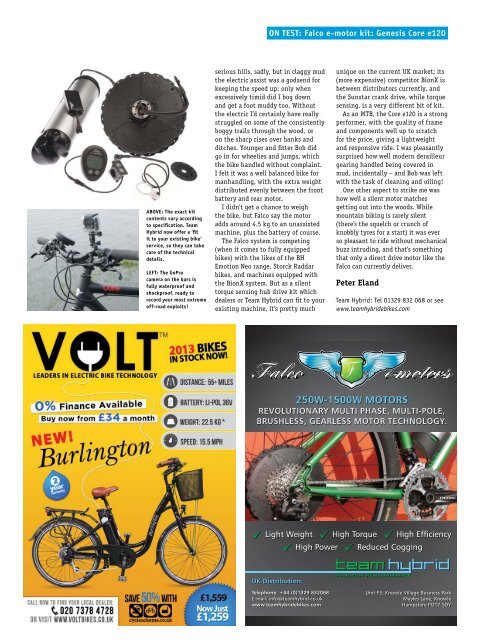 Issue Six - Spring 2013 - Electric Bike Magazine